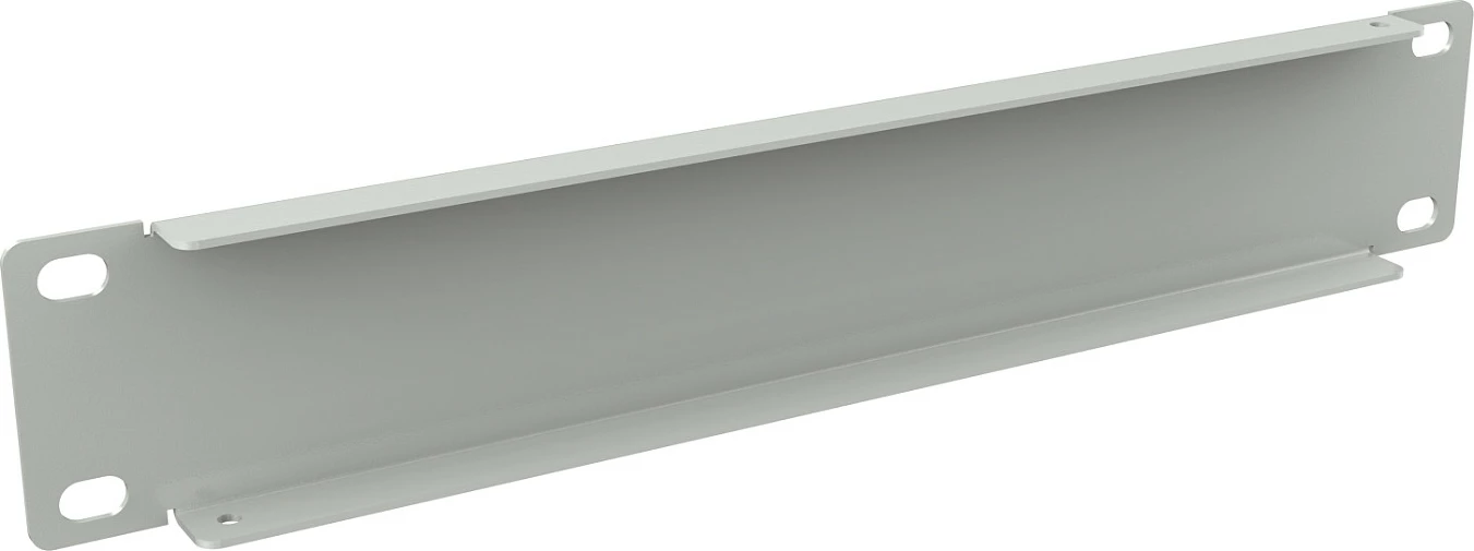 Panel mbulues rack EFB Elektronik 10" 1U, çelik, 254 mm, gri RAL7035