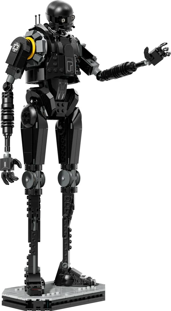 Set LEGO Star Wars K-2SO 75434, 845 pjesë, për moshën 10+, i zi