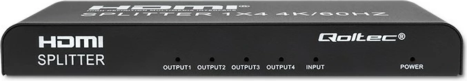 Splitter HDMI Qoltec 51799, 1x4, 4K/60Hz, i zi