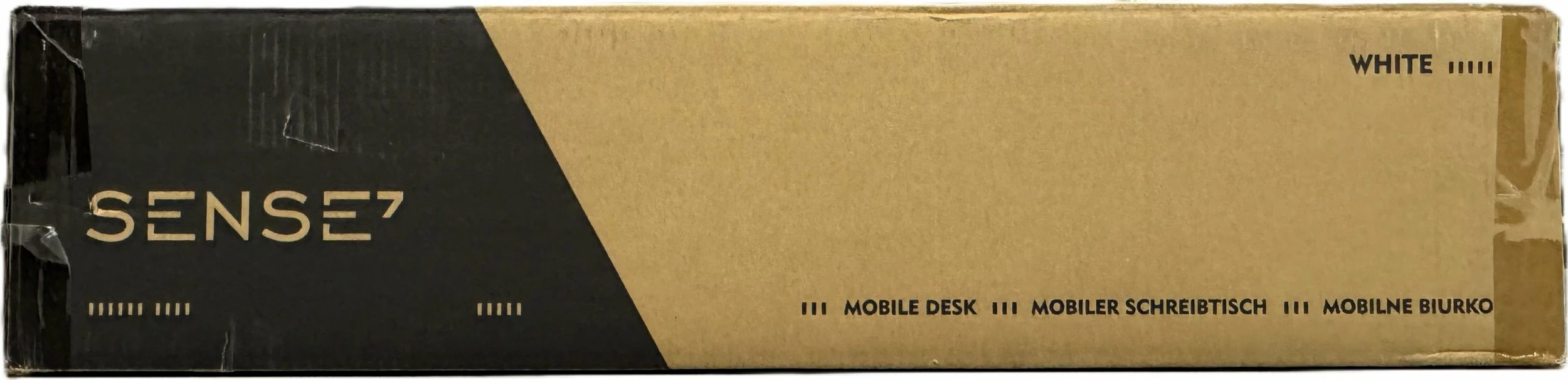 Tavolinë mobile SENSE7 Mobile Desk 70x52 cm, rregullim lartësie 76-111 cm, sipërfaqe e anueshme 0-90°, e zezë