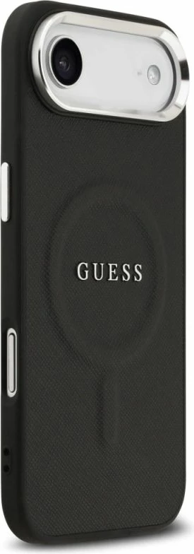 Kapak telefoni Guess Classic Logo MagSafe për iPhone Air, i zi