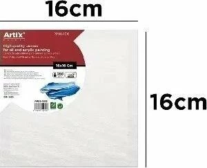 Kanavacë Elgat 16x16 cm, 280 g/m², kornizë 1.5 cm