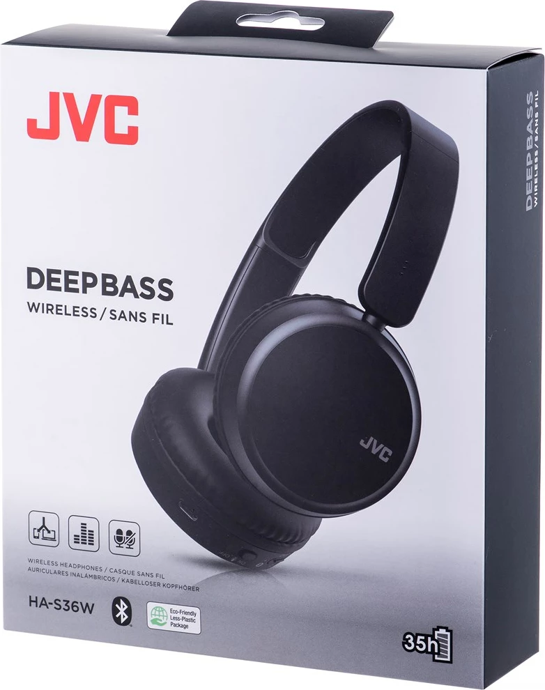 Kufje wireless JVC HA-S36W, të zeza