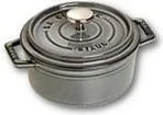 Tenxhere Staub Cocotte 12cm, 0.4L, gize, gri