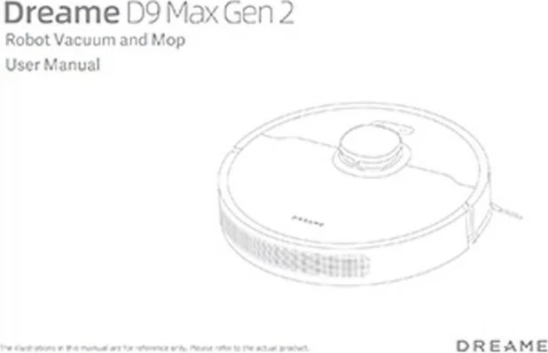 Robot pastrues Dreame D9 Max Gen 2, i bardhë