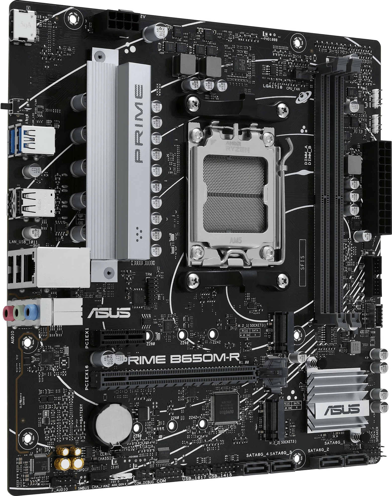 Pllakë amë ASUS PRIME B650M-R, Socket AM5, DDR5, 96 GB