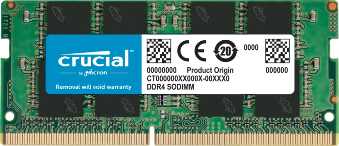 RAM Memorje Crucial CT8G4SFRA32A 8GB DDR4-3200 SODIMM CL22 1.2V (1 copë)