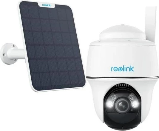 Kamerë sigurie IP Reolink G430 me panel diellor, 5MP, Bardhë