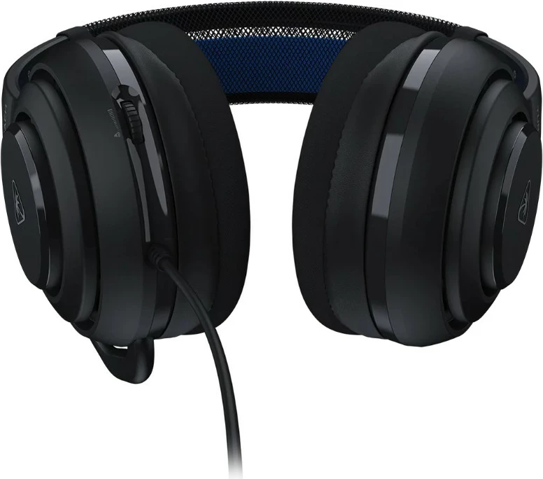 Kufje gaming Turtle Beach Atlas 200 PS, me kabllo 3.5 mm, 50 mm, mikrofon flip-to-mute, të zeza