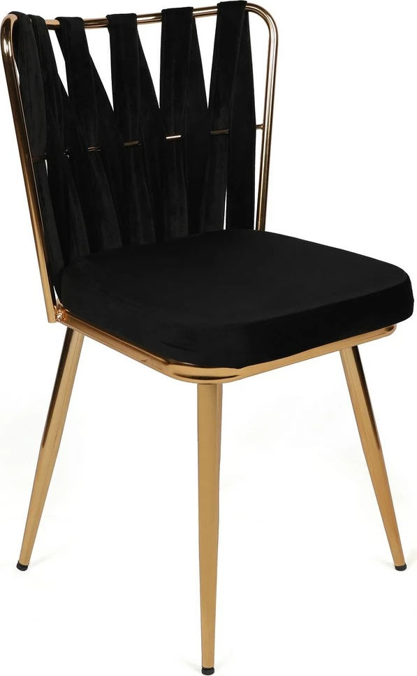 Set karrigesh (2 copë) Skye Decor, ngjyrë e zezë dhe ari, Kuşaklı-211 V2