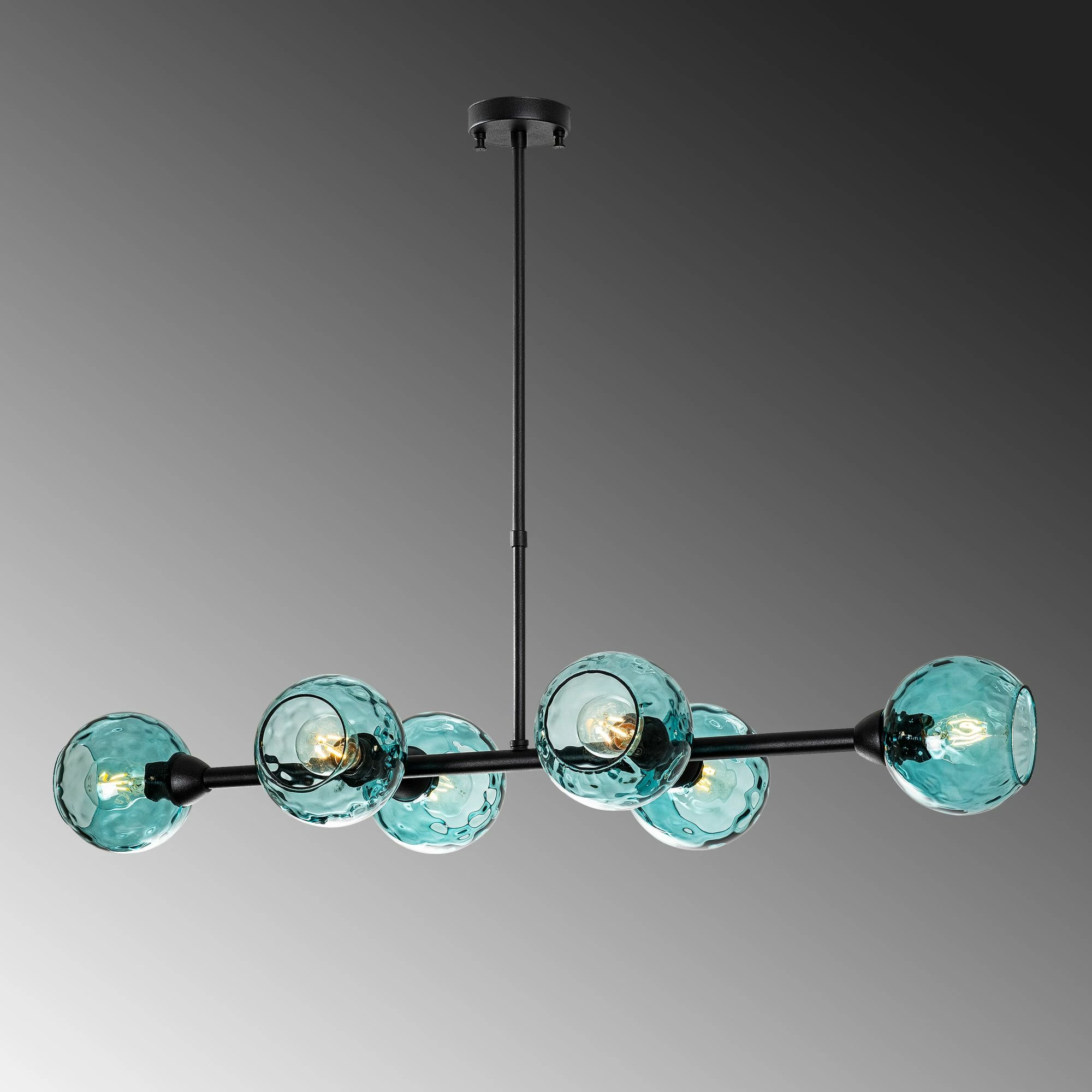 Llambë varëse Opviq Benek, blu e zezë, 103x40x74cm