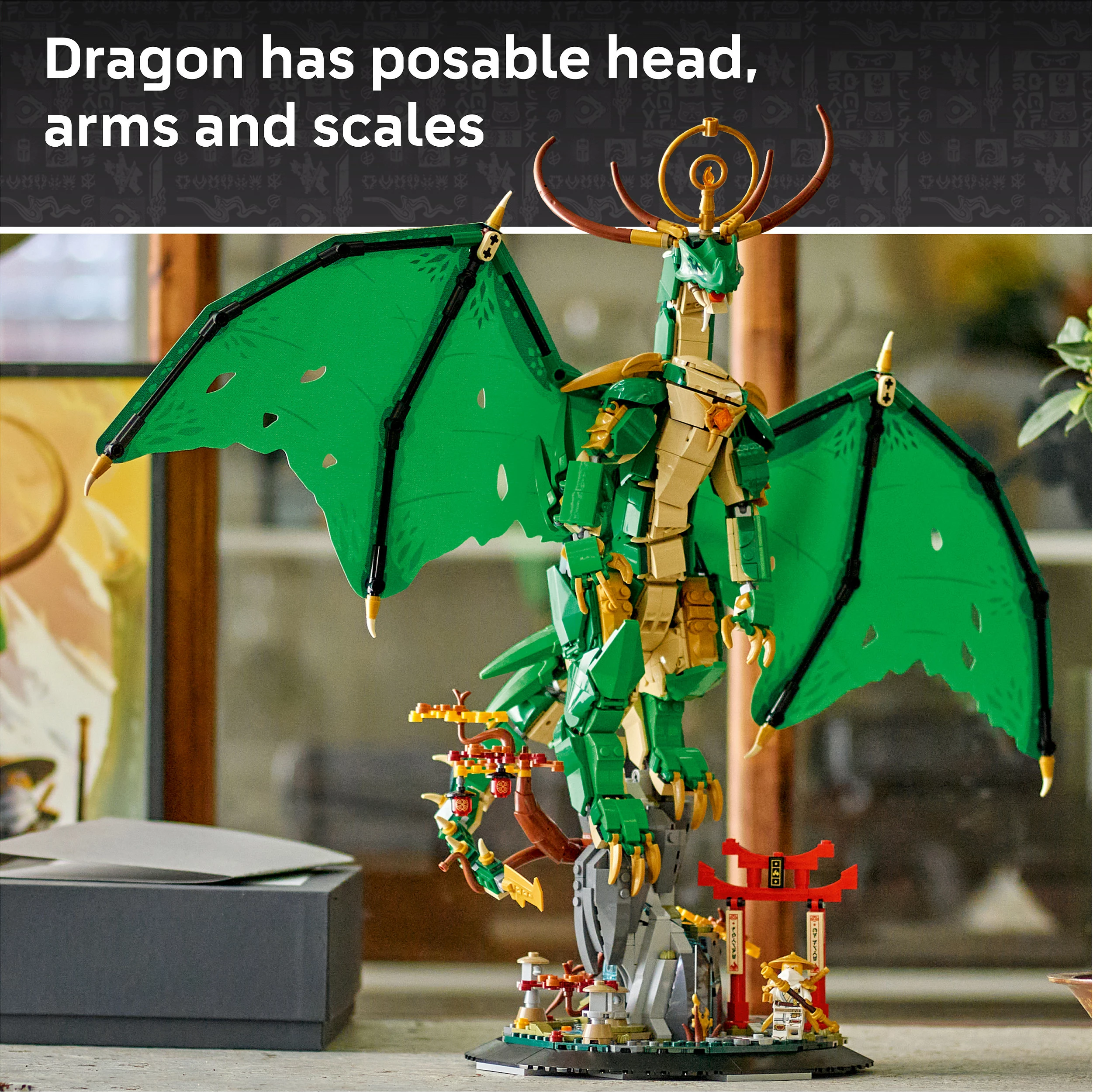 Set ndërtimi LEGO NINJAGO The Guardian Dragon 71847, 1650 copë, 14+, shumëngjyrësh