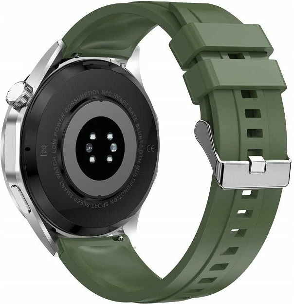 Smartwatch NoName PSMART20S 1.43\" IPS, GPS, NFC, 270mAh, 360x360, jeshile, me rrip shtesë