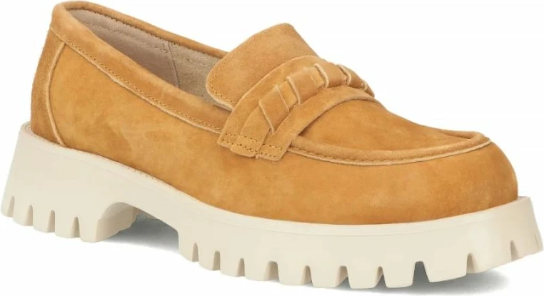 Këpucë lëkure për femra Filippo DP7554, camel