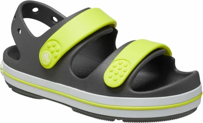 Sandale për fëmijë Crocs Crocband Cruiser 209424 1NJ, gri-gjelbër