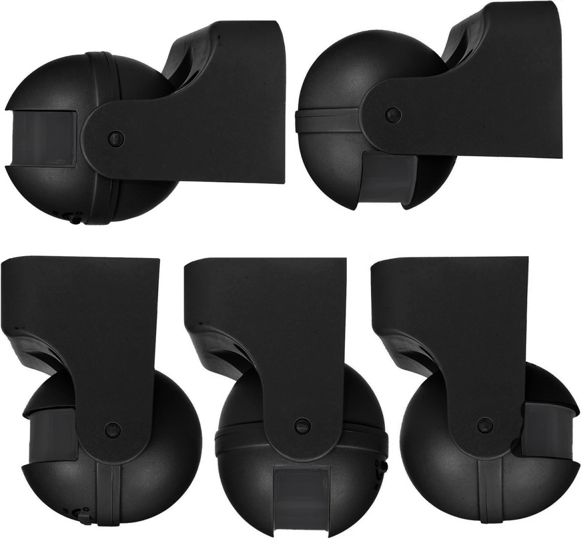 Sensor lëvizjeje PIR Maclean MCE358, IP44, rreze 12 m, ngarkesë max 300/1200 W, i zi