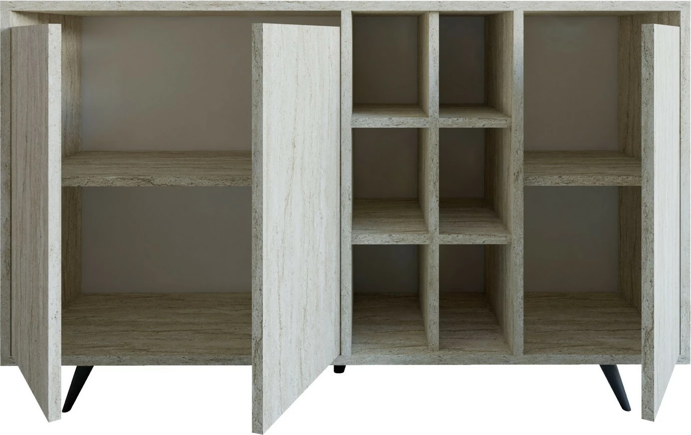 Konsolë Hanah Home, seria Travertine