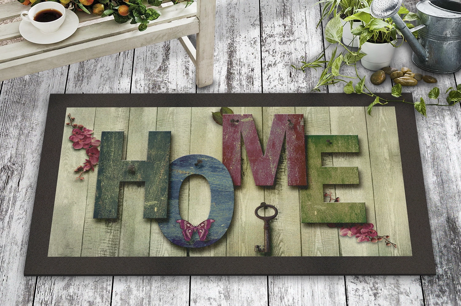 Shilte hyrëse PVC Aberto Design, shumëngjyrëshe, 45x70cm