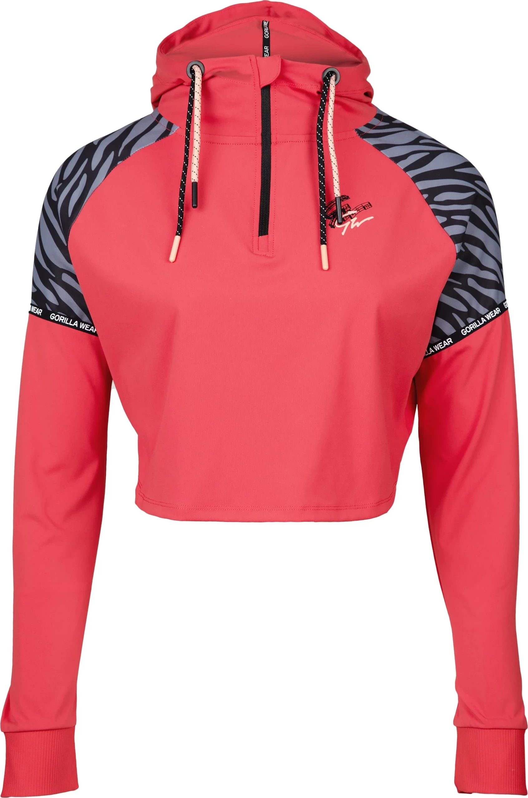 Zion Cropped Hoodie - Red [Madhësia: L]