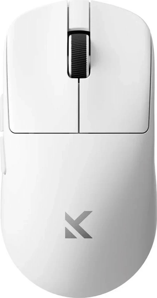 Maus gaming Mchose L7 Ultra+, wireless/USB-C, 42000 DPI, 48 g, e bardhë