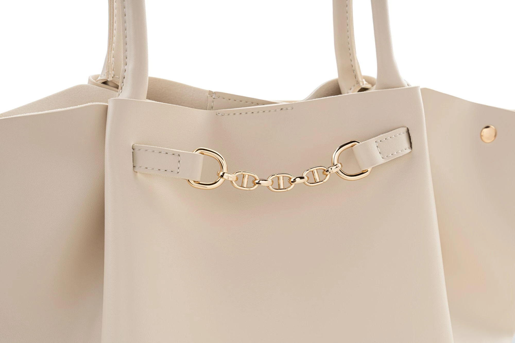 Çantë tote Lucky Bees, krem, 1249