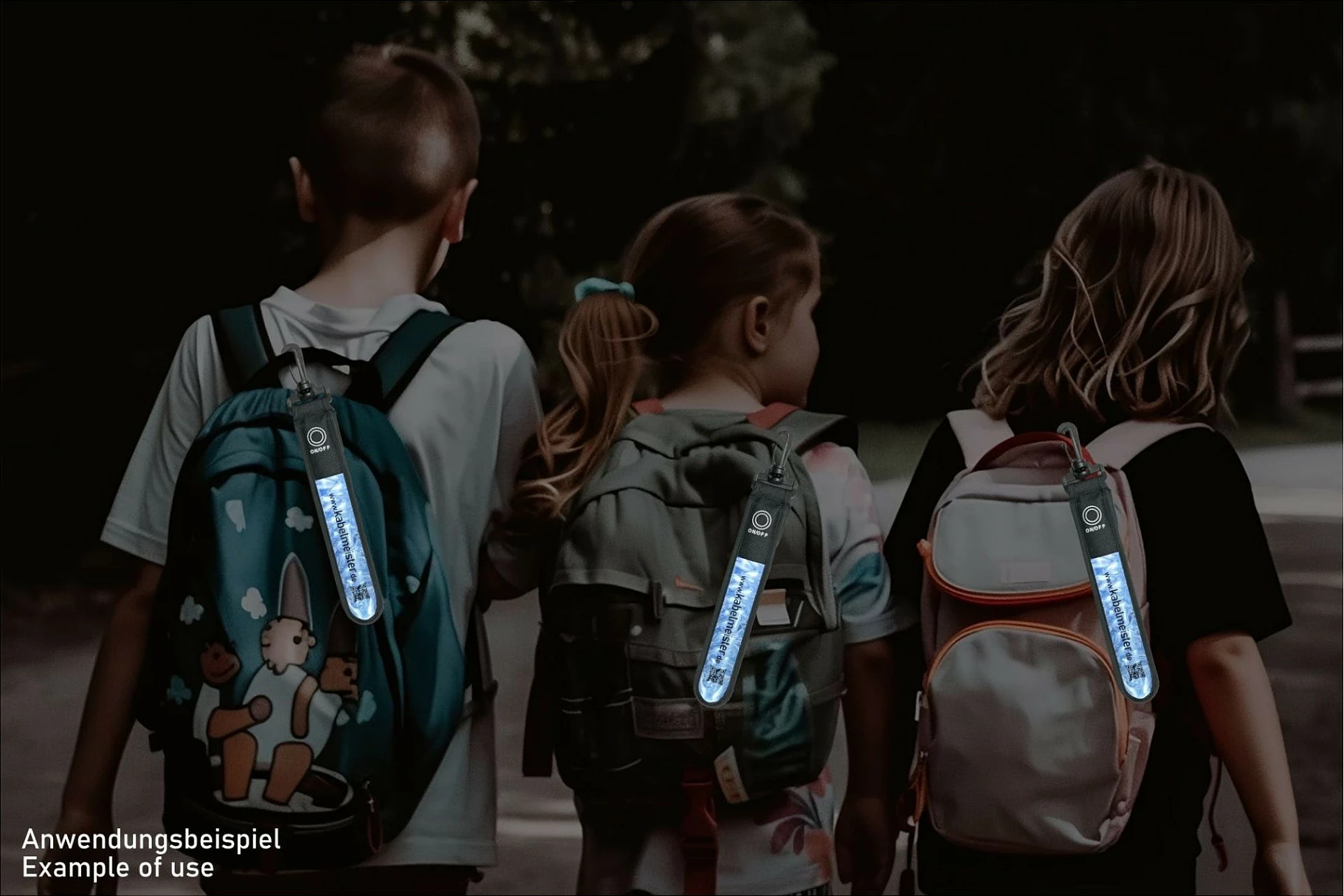 Shirit LED Kabelmeister LED-Leuchtband, me blic dhe reflektues, i kaltër