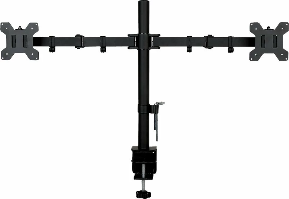 Mbajtës tavoline për 2 monitorë Art L-02N 13"-27", i zi