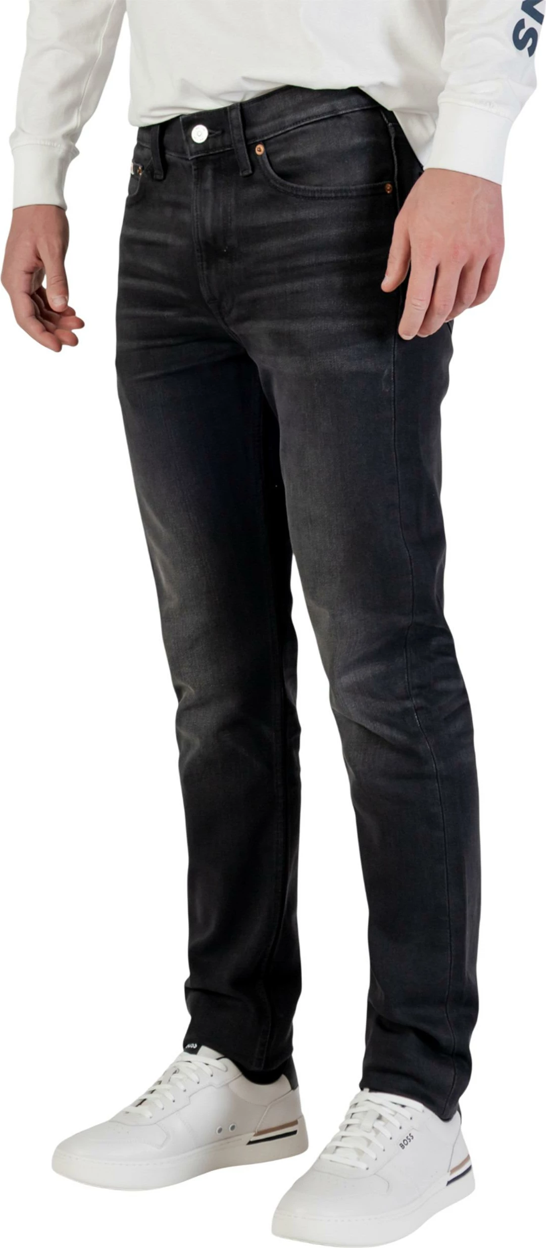 Xhinse për meshkuj Calvin Klein Jeans Slim Taper Sidewalk LV04LB776G, denim [Madhësia: W29 L32]