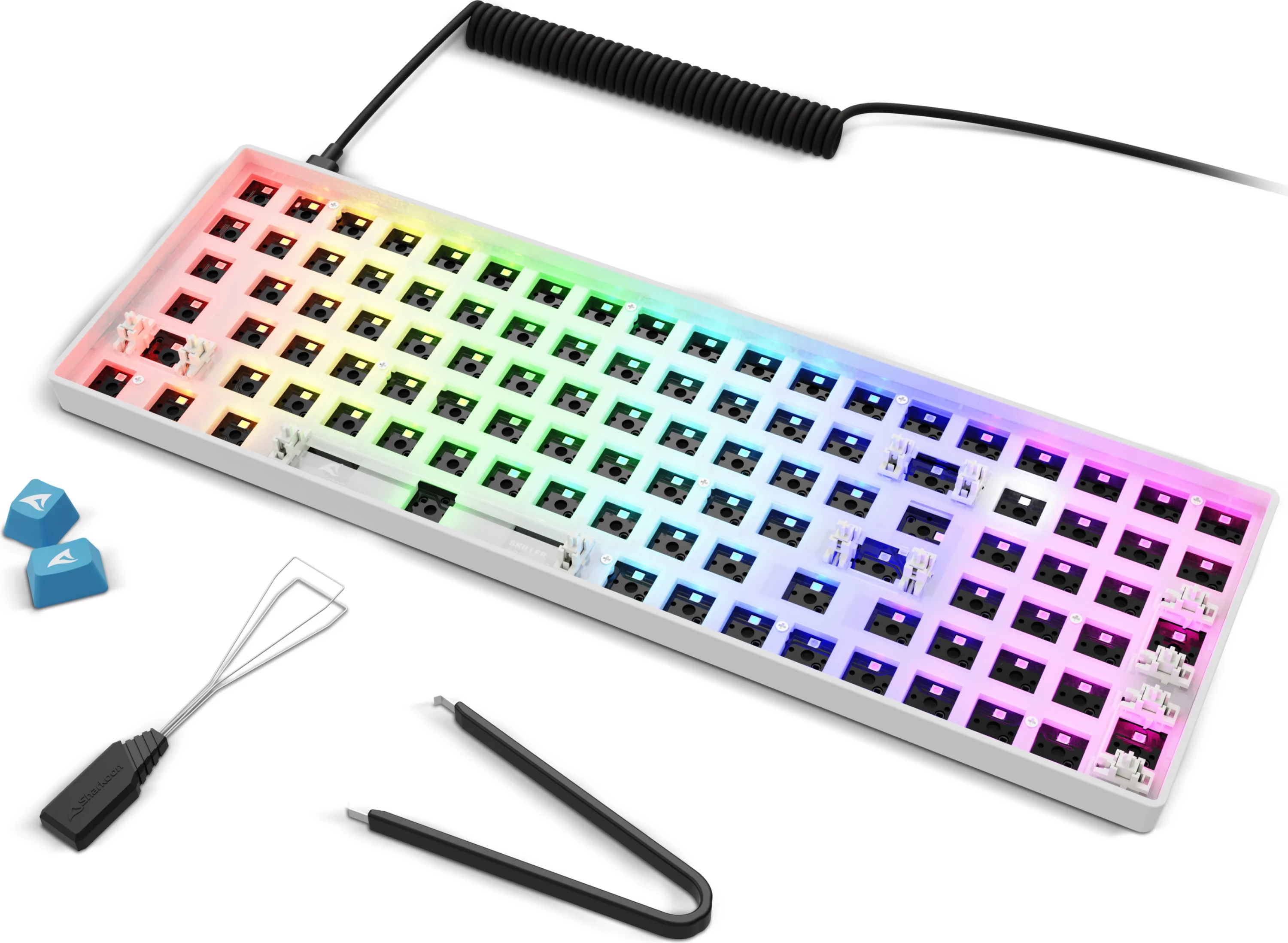 Tastierë barebone Sharkoon SKILLER SGK50 S2, e bardhë