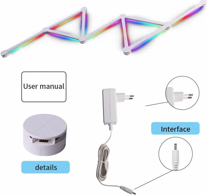 Drita LED Tech Time Dual-Mode Symphony Wall Light