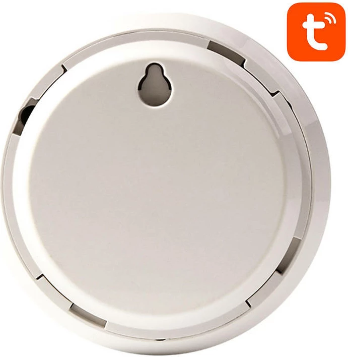 Sirenë alarmi smart Neo NAS-AB02WT me sensor temperature e lagështie, WiFi, e bardhë