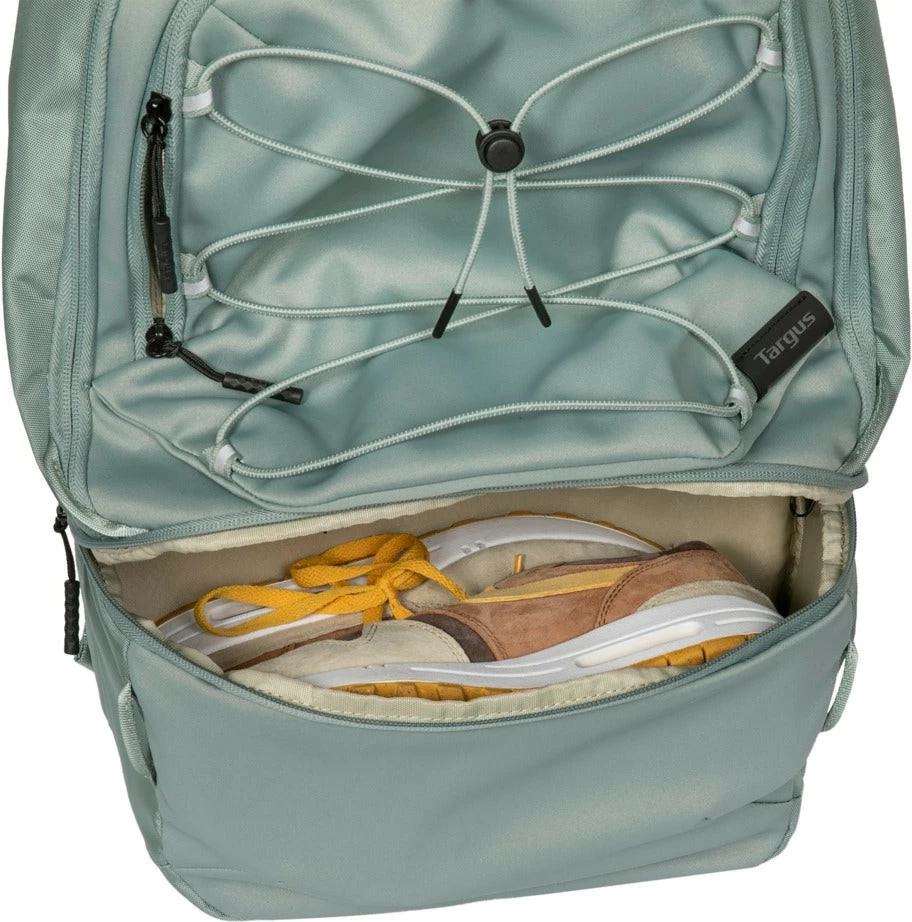 Çantë shpine Targus Work+Play Flex 15-16 inç, ngjyrë e gjelbër