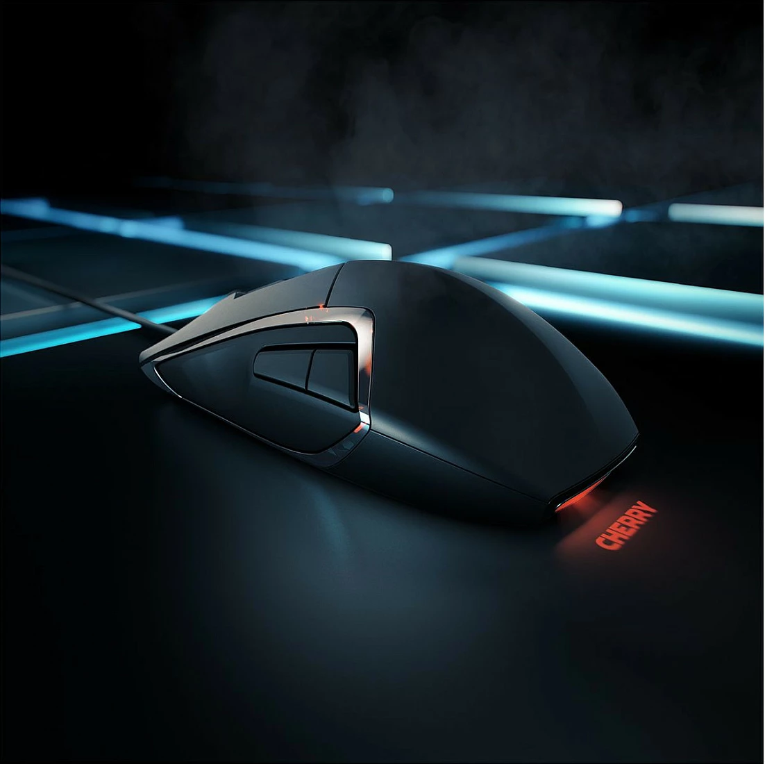 Maus Cherry MC 3.1, Ambidextrous, Optik, USB Type-A, 5000 DPI, Ngjyrë e zezë