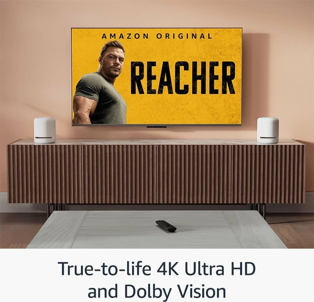 Stick streaming Amazon Fire TV Stick 4K 3rd Gen (2024) 8GB, Wi‑Fi 6, i zi, set me telekomandë Alexa