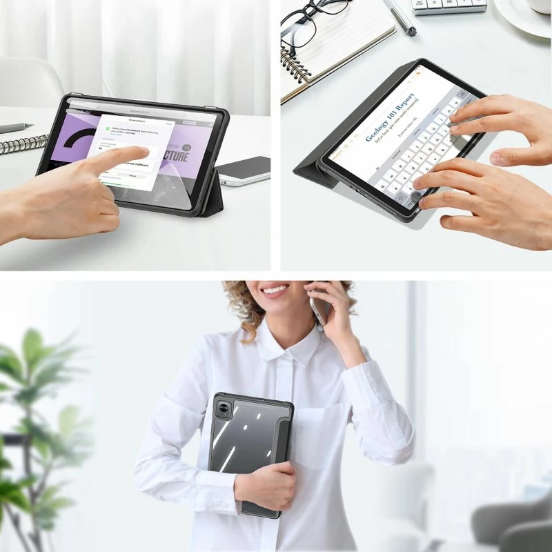 Kapak tablet Dux Ducis Toby për Realme Pad Mini, i zi