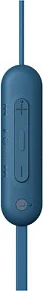 Kufje wireless Sony WI-C100L, Bluetooth, 25 orë, USB-C, blu