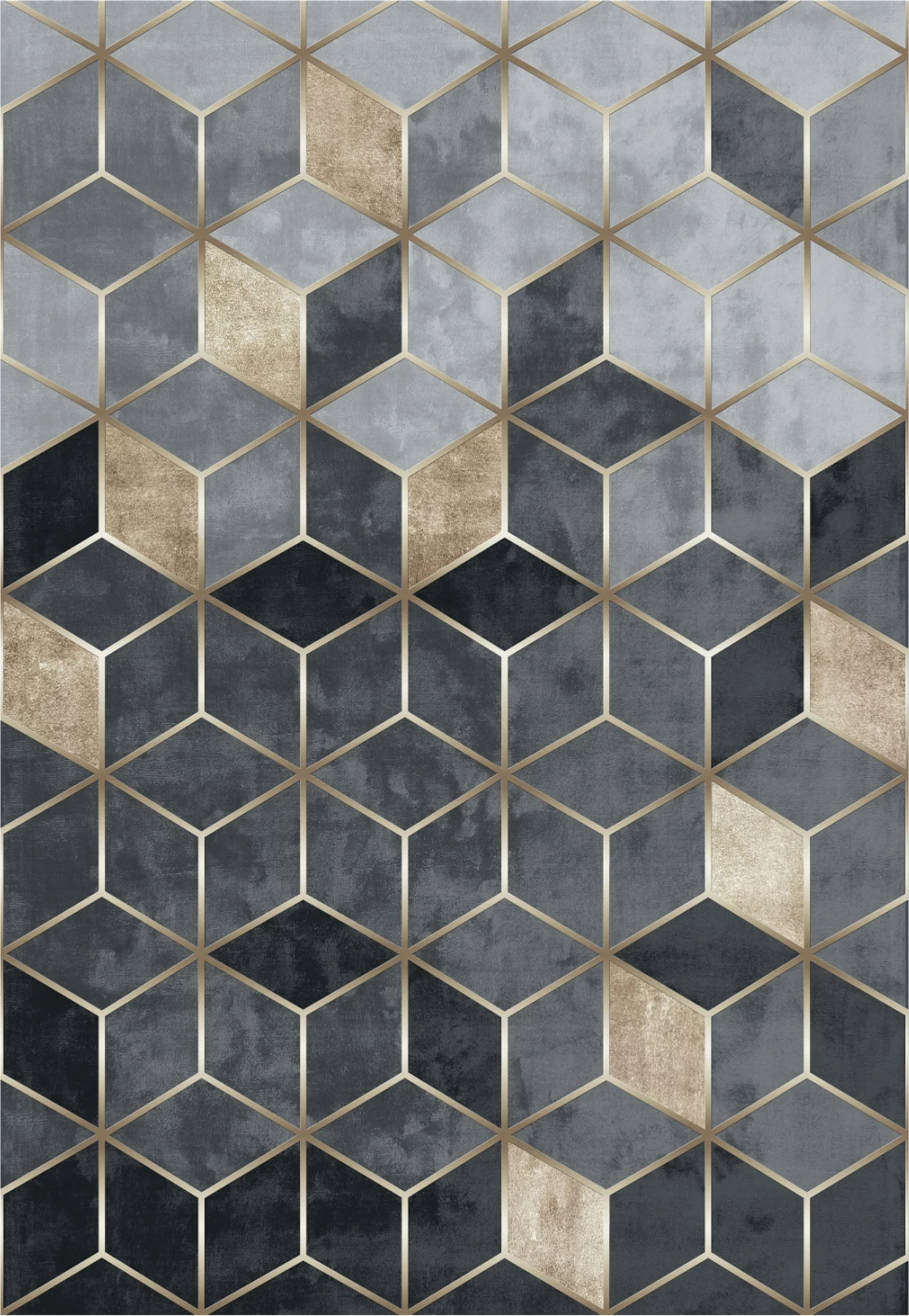 Tepih JOSIANE FH7677.18, 120x170cm, gri-ari, me franja