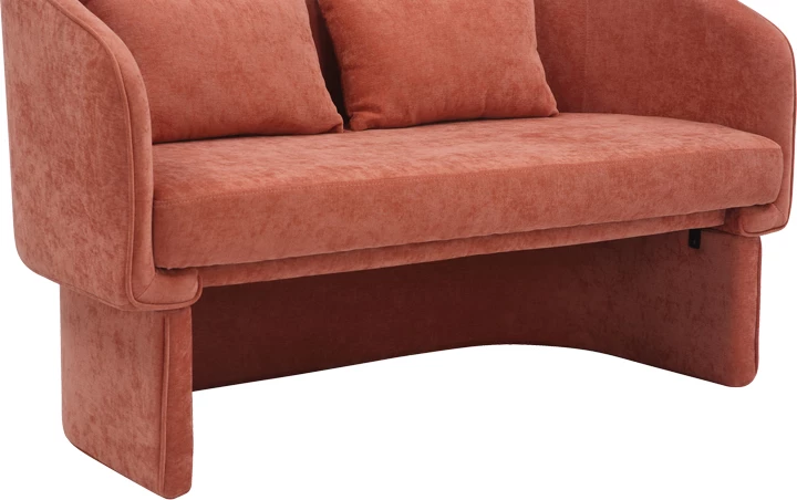 Divan dy ulësesh Playmob, ngjyrë pllakë, 128x65x79cm