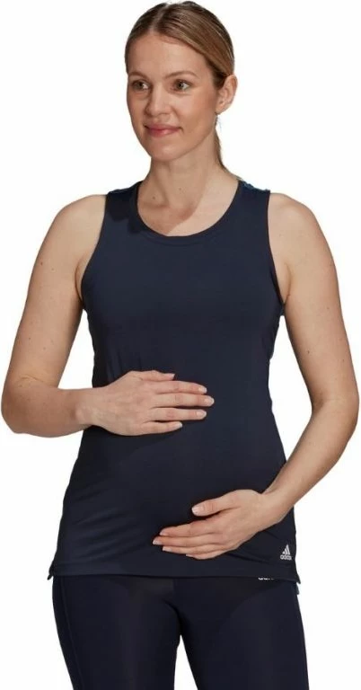 Maicë sportive për femra shtatzëna adidas, blu marine [Madhësia: XS]