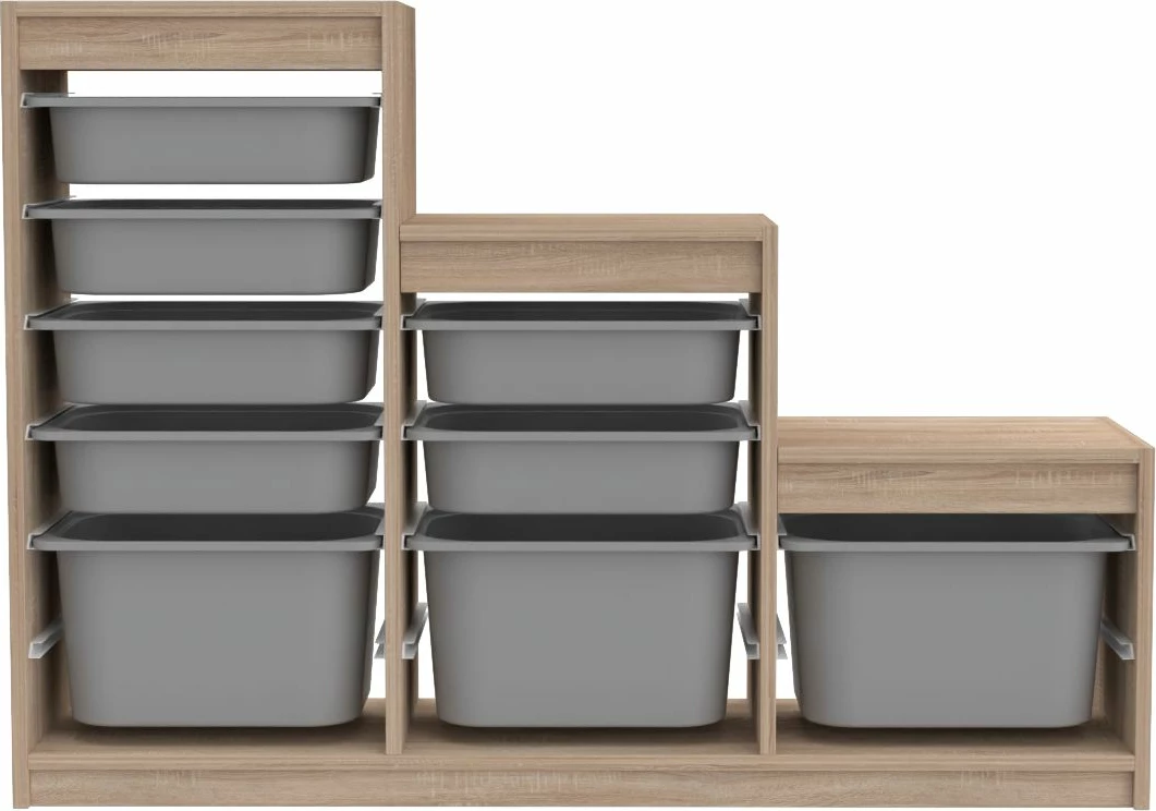 Dollap multifunksional Hanah Home, Sonomo-Gri