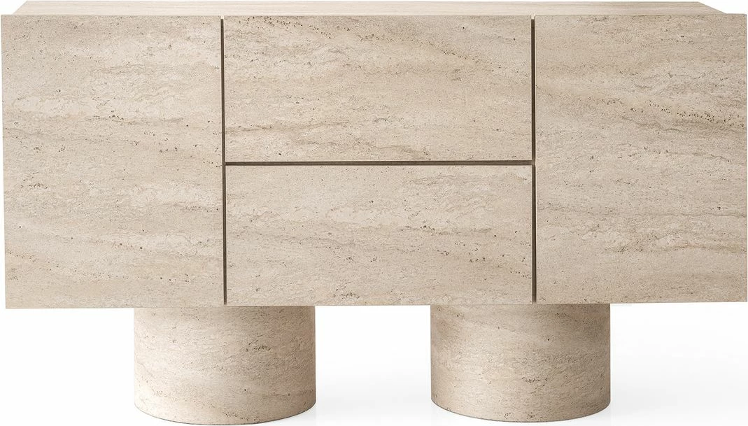 Konsol Skye Decor, ngjyrë travertine, H.Konsol - 6001
