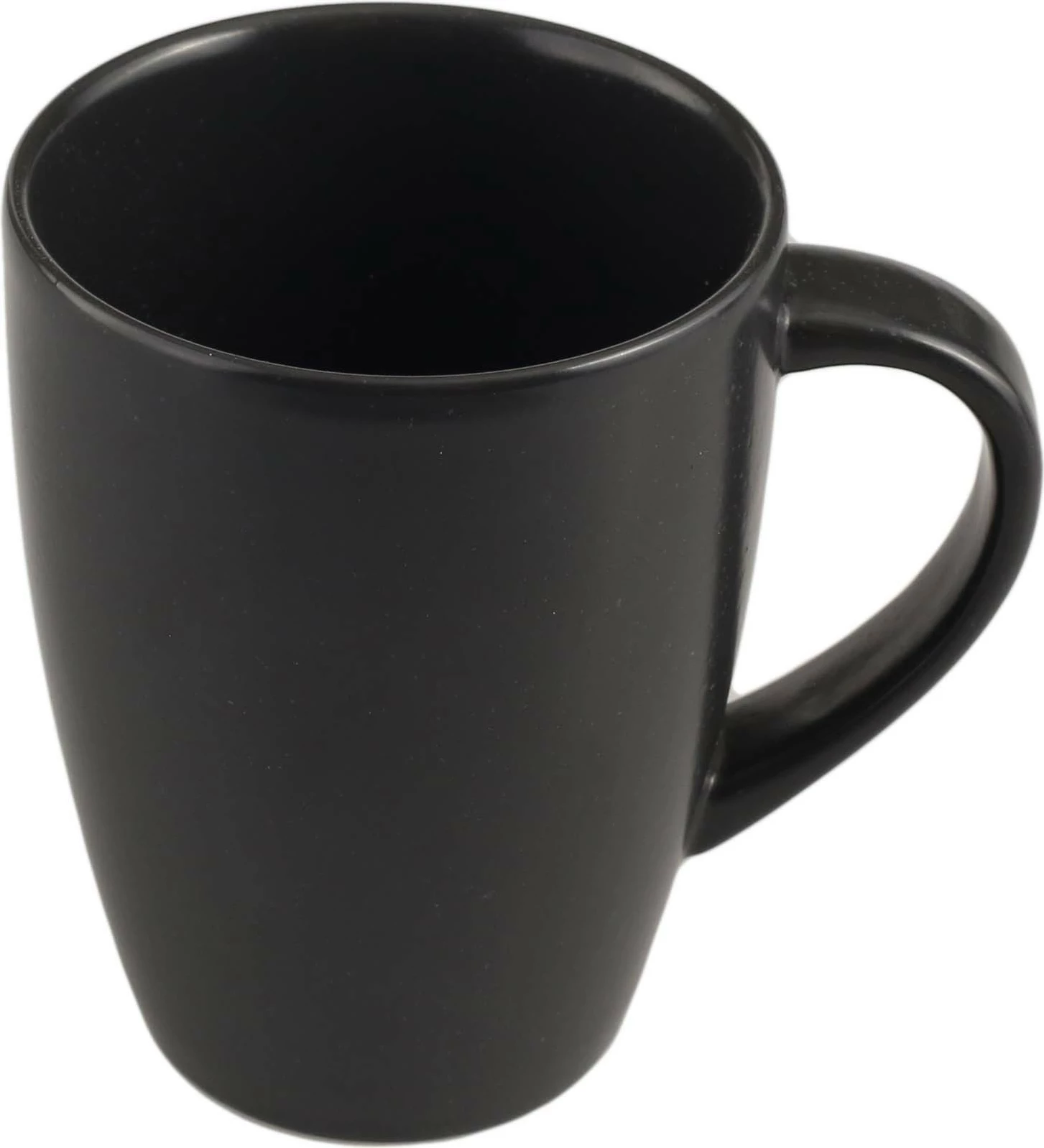 Kupa porcelani Porland Seasons Coal 260ml, e zezë, set 6 copë