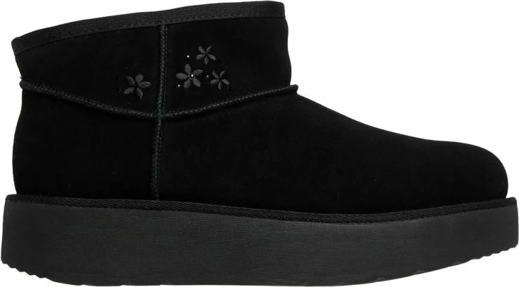 Çizme të shkurtra Skechers për femra, të zeza