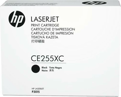 Toner HP 55X CE255XC, 9800-23700 faqe, i zi, 1 copë