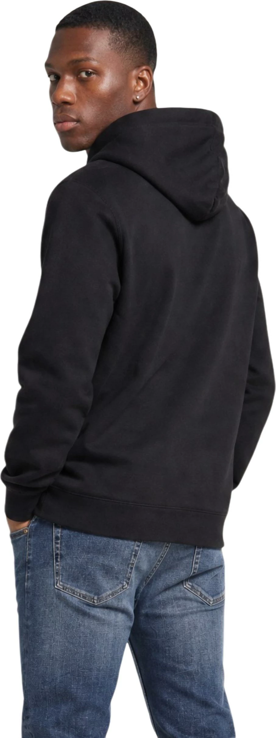 Duks me kapuç Calvin Klein Jeans LV04RG269G për meshkuj, i zi [Madhësia: XXL]