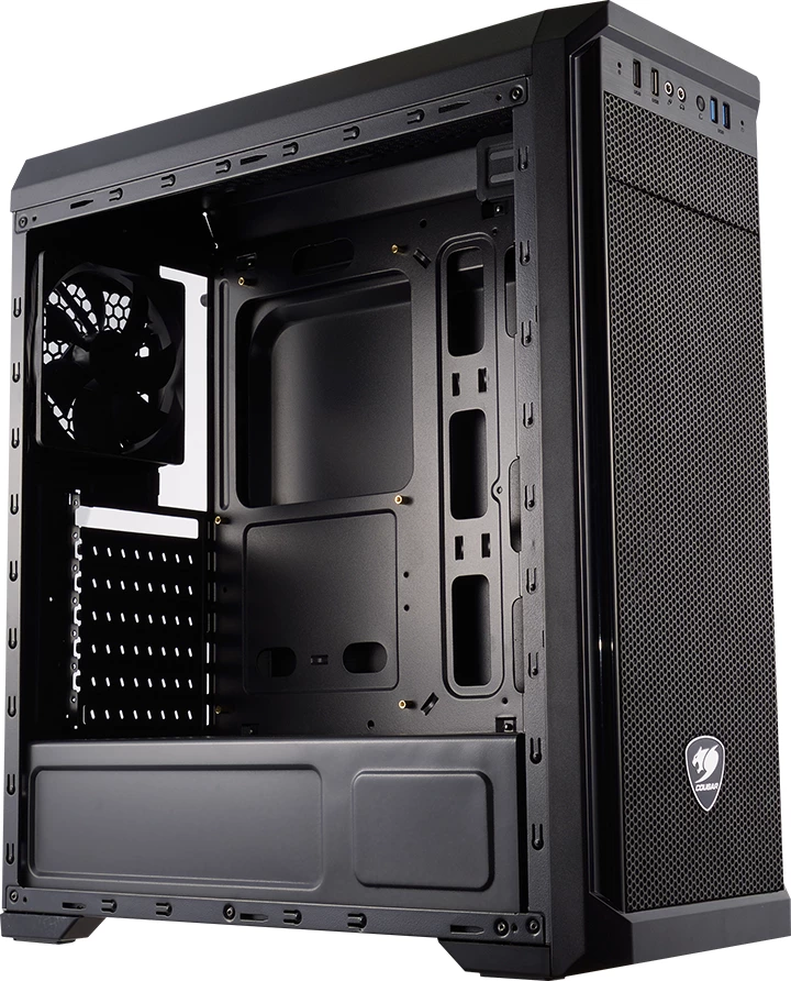 Kasë COUGAR MX330-G Mid Tower, ATX, tempered glass, 2x USB 3.2, e zezë