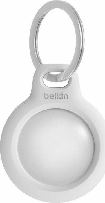 Mbështjellës Belkin Secure Holder për AirTag me çelësore, i bardhë