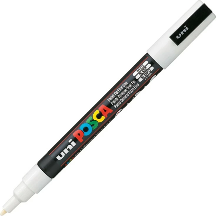 Marker Uni pc-3m Posca, i bardhë 