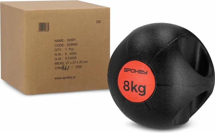 Top për stërvitje Spokey, për meshkuj dhe femra, 8kg [Madhësia: 8 kg]