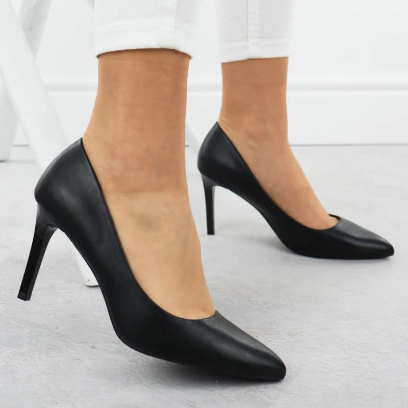 Këpucë me taka të larta LEONE Sergio Leone 1339, të zeza